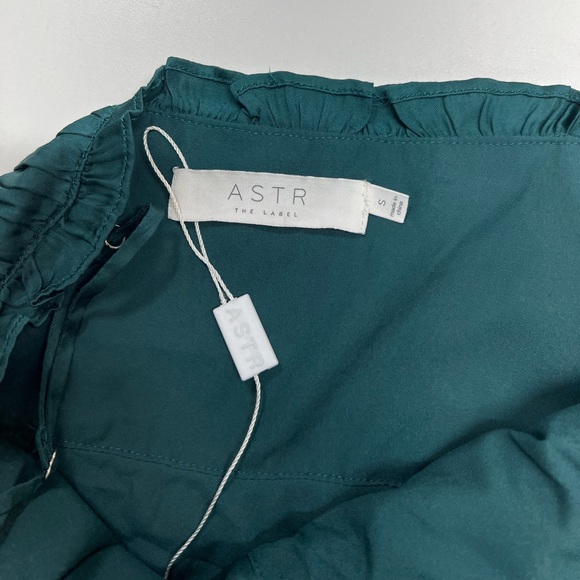 Astr The Label Zola Midi Dress Hunter Green Size Small NEW - Picture 6 of 15